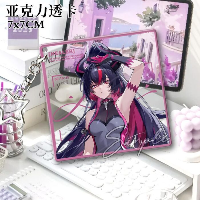 NTE Shinku Clear Acrylic Photo Card and Keychain Collection | nte.global NTE グッズ 이환 굿즈 | Shinku, NTE 真紅