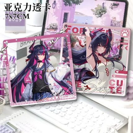 NTE Shinku Clear Acrylic Photo Card and Keychain Collection | nte.global NTE グッズ 이환 굿즈 | Shinku, NTE 真紅