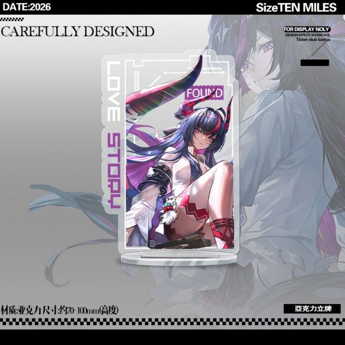 NTE Shinku Irregular Acrylic Standee Collection | nte.global NTE グッズ 이환 굿즈 | Shinku, NTE 真紅