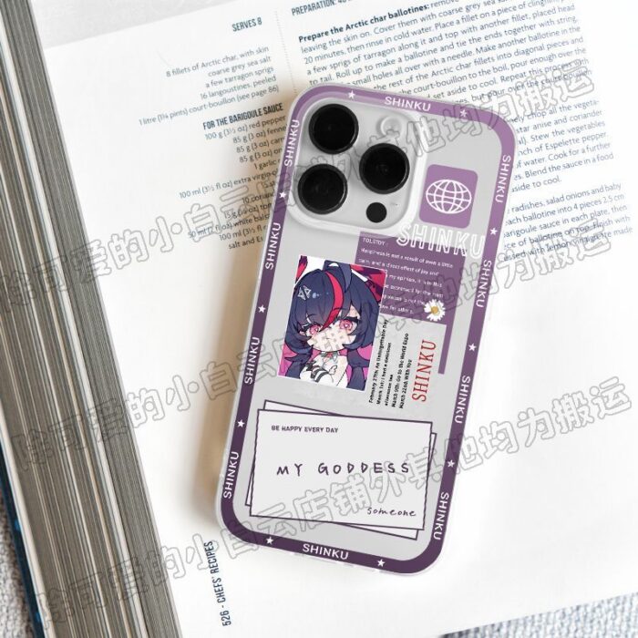 NTE Shinku Illustrated TPU iPhone Case | nte.global NTE グッズ 이환 굿즈 | Shinku, NTE 真紅