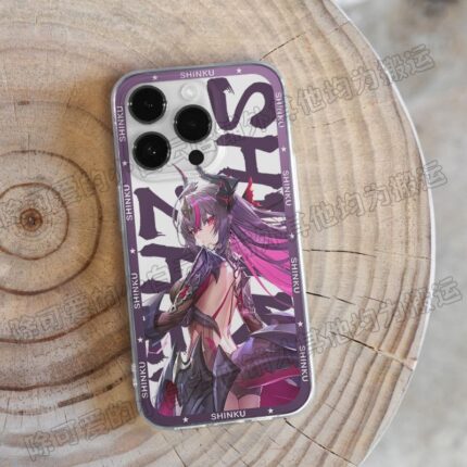NTE Shinku Illustrated TPU iPhone Case | nte.global NTE グッズ 이환 굿즈 | Shinku, NTE 真紅