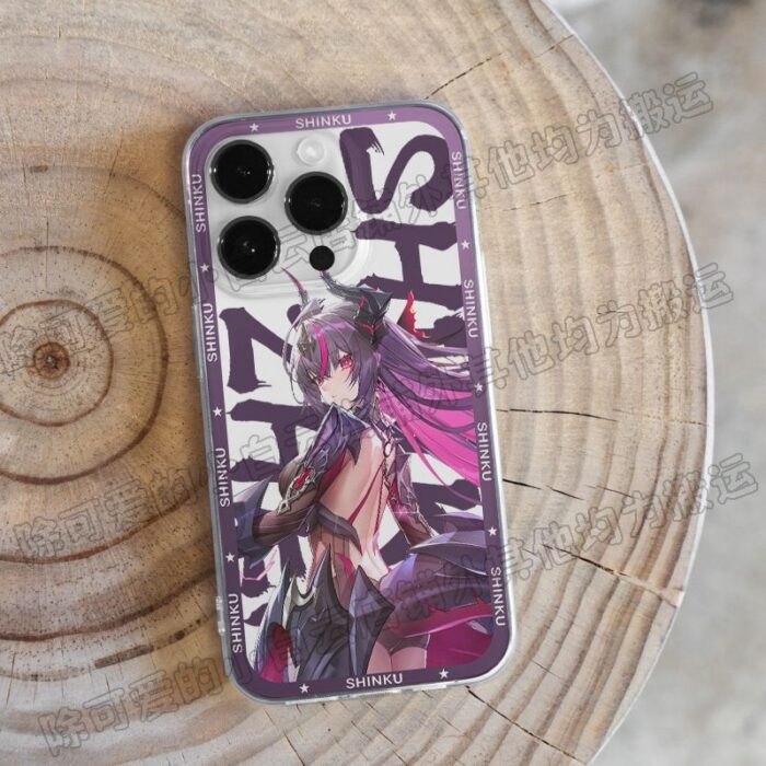 NTE Shinku Illustrated TPU iPhone Case | nte.global NTE グッズ 이환 굿즈 | Shinku, NTE 真紅