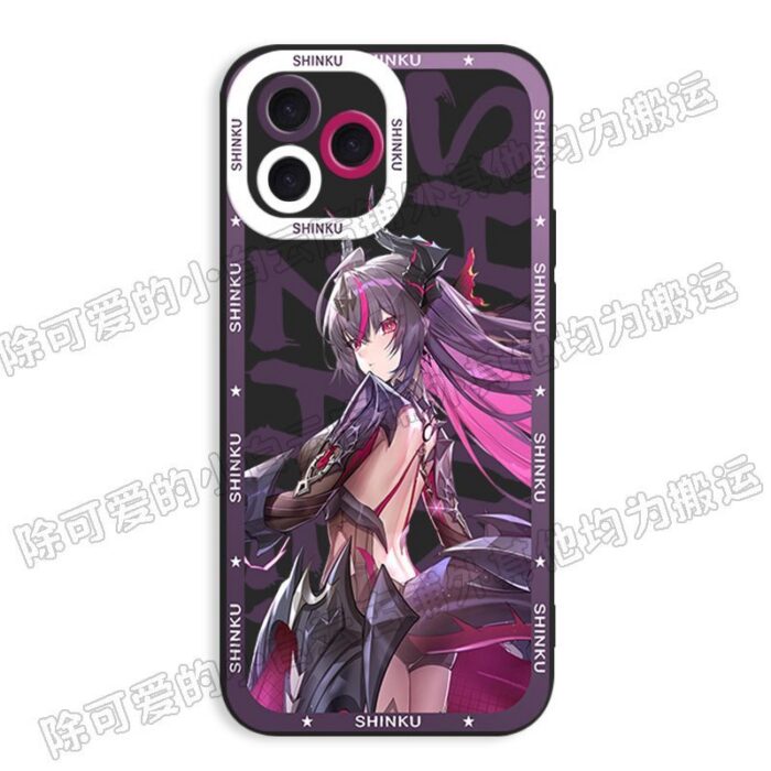NTE Shinku Illustrated TPU iPhone Case | nte.global NTE グッズ 이환 굿즈 | Shinku, NTE 真紅