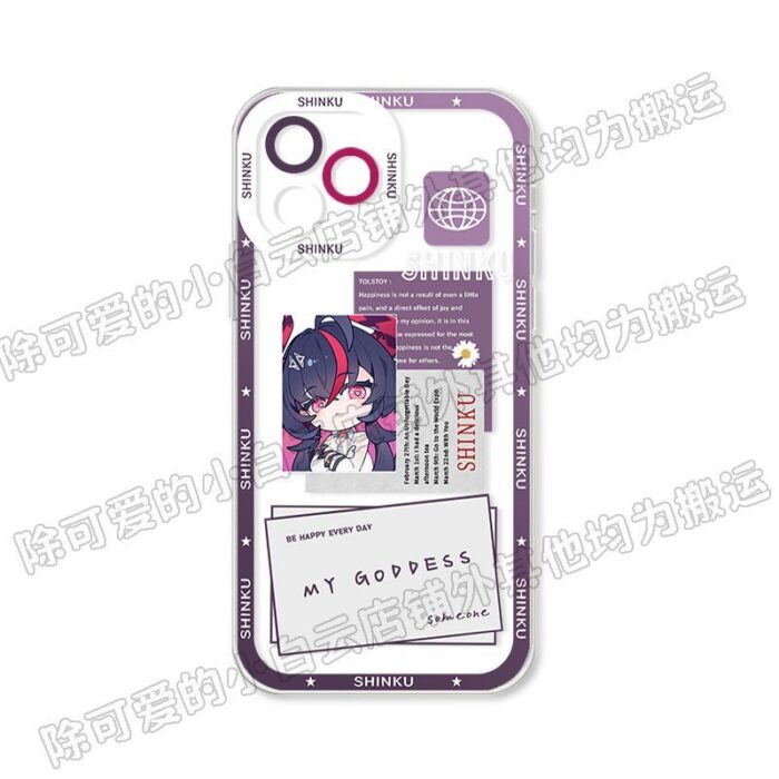 NTE Shinku Illustrated TPU iPhone Case | nte.global NTE グッズ 이환 굿즈 | Shinku, NTE 真紅