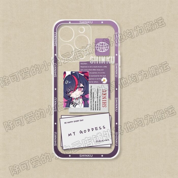 NTE Shinku Illustrated TPU iPhone Case | nte.global NTE グッズ 이환 굿즈 | Shinku, NTE 真紅