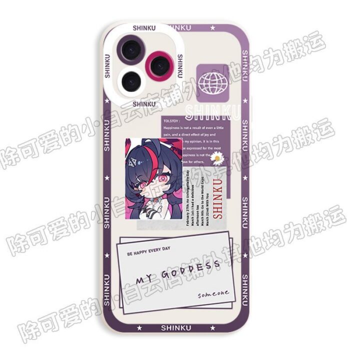NTE Shinku Illustrated TPU iPhone Case | nte.global NTE グッズ 이환 굿즈 | Shinku, NTE 真紅