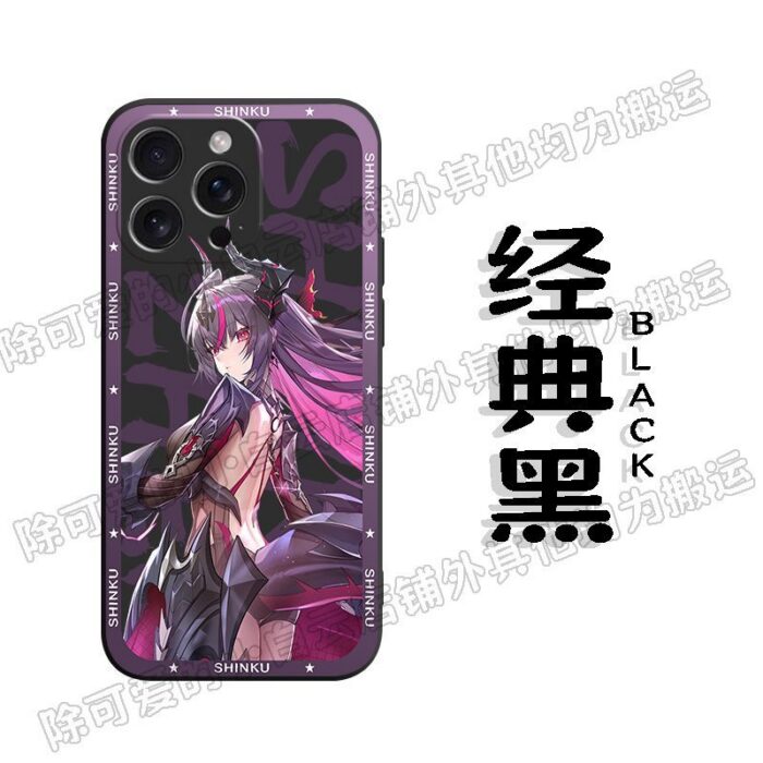 NTE Shinku Illustrated TPU iPhone Case | nte.global NTE グッズ 이환 굿즈 | Shinku, NTE 真紅