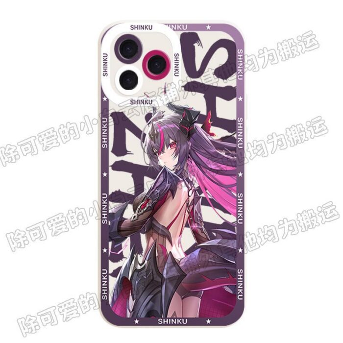 NTE Shinku Illustrated TPU iPhone Case | nte.global NTE グッズ 이환 굿즈 | Shinku, NTE 真紅