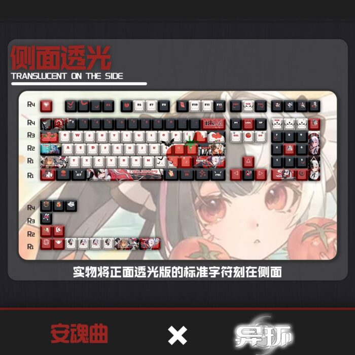 NTE Lacrimosa PBT Keycap and Keyboard Set | nte.global NTE グッズ 이환 굿즈 | Lacrimosa, NTE 라크리모사, NTE ラクリモーサ