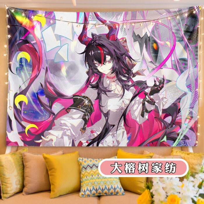 NTE Shinku Printed Wall Tapestry | nte.global NTE グッズ 이환 굿즈 | Shinku, NTE 真紅
