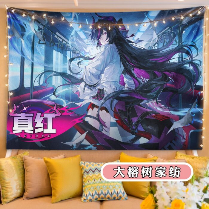 NTE Shinku Printed Wall Tapestry | nte.global NTE グッズ 이환 굿즈 | Shinku, NTE 真紅