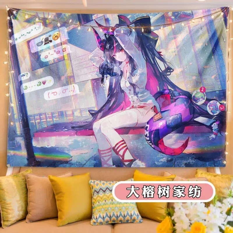 NTE Shinku Printed Wall Tapestry | nte.global NTE グッズ 이환 굿즈 | Shinku, NTE 真紅