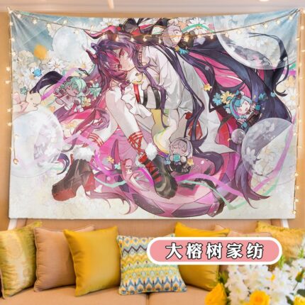 NTE Shinku Printed Wall Tapestry | nte.global NTE グッズ 이환 굿즈 | Shinku, NTE 真紅