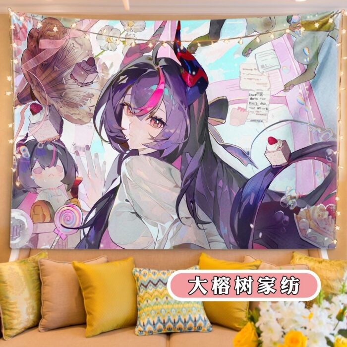 NTE Shinku Printed Wall Tapestry | nte.global NTE グッズ 이환 굿즈 | Shinku, NTE 真紅