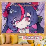 NTE Shinku Printed Wall Tapestry | nte.global NTE グッズ 이환 굿즈 | Shinku, NTE 真紅