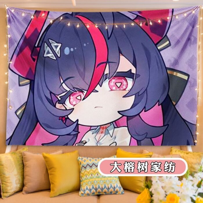 NTE Shinku Printed Wall Tapestry | nte.global NTE グッズ 이환 굿즈 | Shinku, NTE 真紅