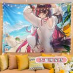 NTE Shinku Printed Wall Tapestry | nte.global NTE グッズ 이환 굿즈 | Shinku, NTE 真紅