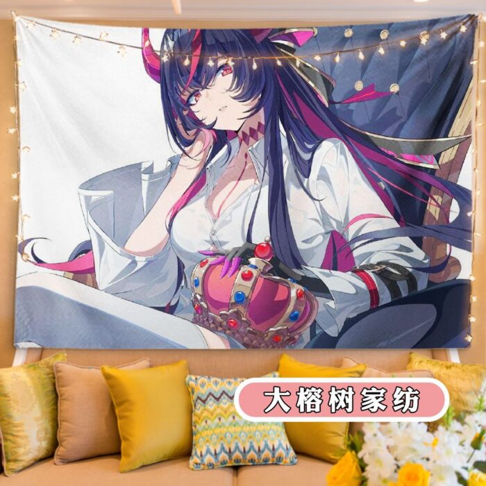 NTE Shinku Printed Wall Tapestry | nte.global NTE グッズ 이환 굿즈 | Shinku, NTE 真紅