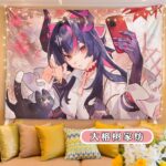 NTE Shinku Printed Wall Tapestry | nte.global NTE グッズ 이환 굿즈 | Shinku, NTE 真紅