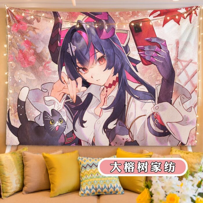 NTE Shinku Printed Wall Tapestry | nte.global NTE グッズ 이환 굿즈 | Shinku, NTE 真紅