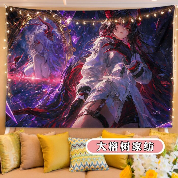NTE Shinku Printed Wall Tapestry | nte.global NTE グッズ 이환 굿즈 | Shinku, NTE 真紅