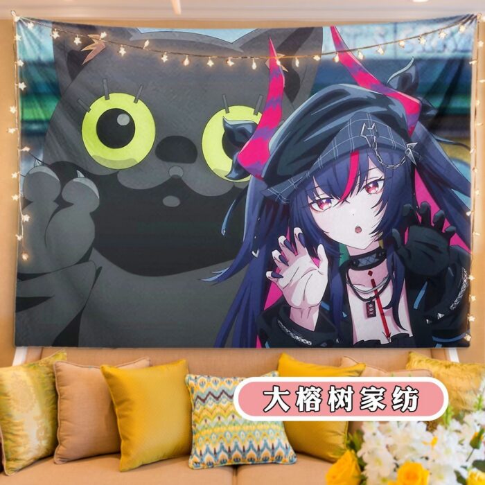 NTE Shinku Printed Wall Tapestry | nte.global NTE グッズ 이환 굿즈 | Shinku, NTE 真紅