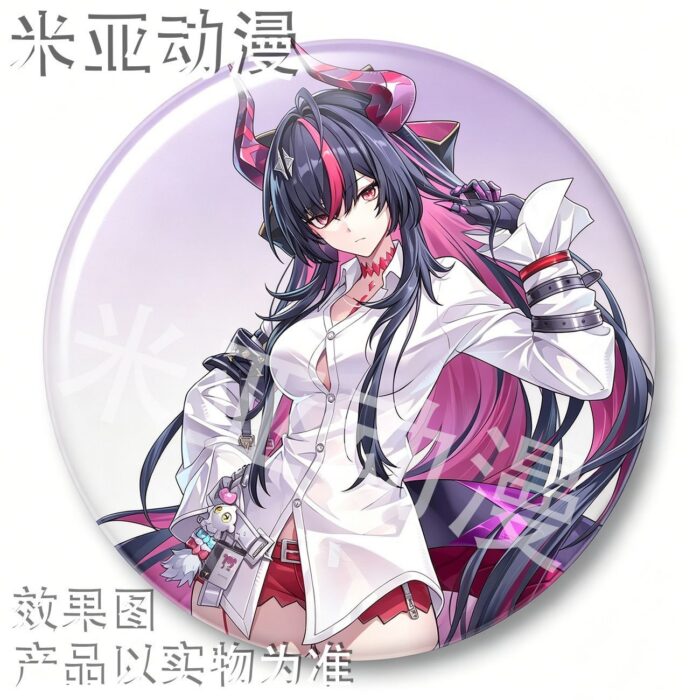 NTE Shinku and Iroi Taiwan-Themed Acrylic Standee and Badge Set | nte.global NTE グッズ 이환 굿즈 | Shinku, NTE 真紅