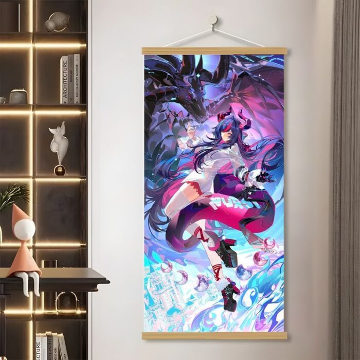 NTE Shinku Framed Canvas Wall Art | nte.global NTE グッズ 이환 굿즈 | Shinku, NTE 真紅