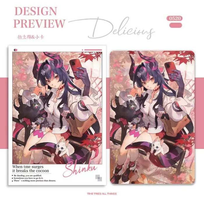 NTE Shinku Polaroid Photo Card Set | nte.global NTE グッズ 이환 굿즈 | Shinku, NTE 真紅
