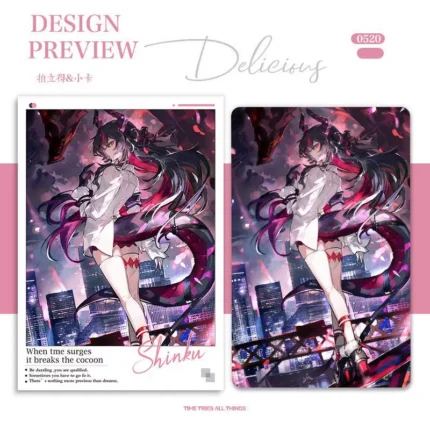 NTE Shinku Polaroid Photo Card Set | nte.global NTE グッズ 이환 굿즈 | Shinku, NTE 真紅
