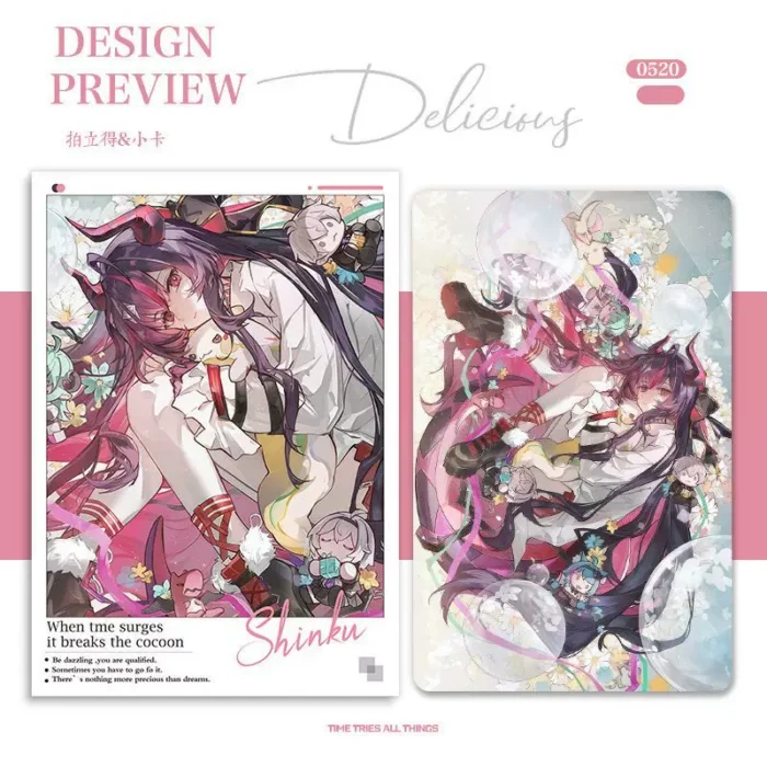 NTE Shinku Polaroid Photo Card Set | nte.global NTE グッズ 이환 굿즈 | Shinku, NTE 真紅