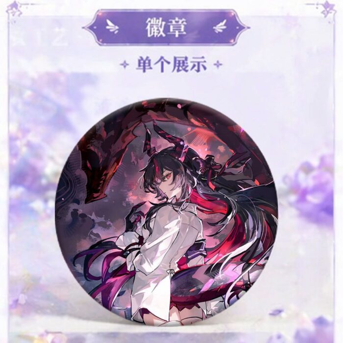 NTE Shinku Shaker Acrylic Card and Badge Set | nte.global NTE グッズ 이환 굿즈 | Shinku, NTE 真紅