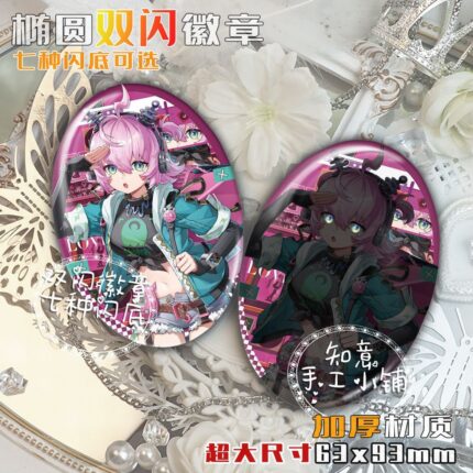 NTE Zankou and Linko Oval Double-Flash Badges | nte.global NTE グッズ 이환 굿즈