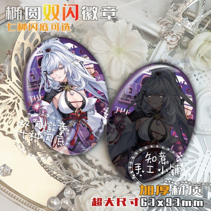 NTE Zankou and Linko Oval Double-Flash Badges | nte.global NTE グッズ 이환 굿즈