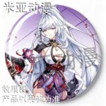NTE Zankou Hethereau Special News Acrylic Standee and Badge Set | nte.global NTE グッズ 이환 굿즈