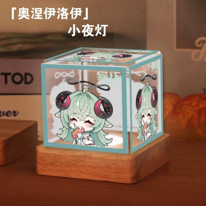 NTE Iroi Acrylic Cube LED Night Light | nte.global NTE グッズ 이환 굿즈