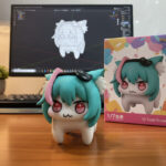 NTE Mint Cat-Style 6 cm Mini Figure | nte.global NTE グッズ 이환 굿즈 | Mint, NTE 민트, NTE ミント