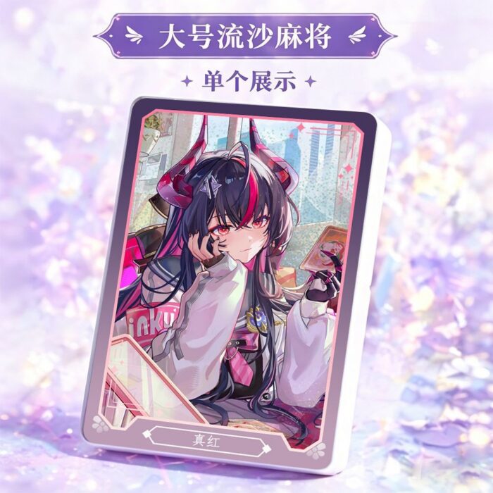 NTE Shinku Glitter Acrylic Display Block and Badge Collection | nte.global NTE グッズ 이환 굿즈 | Shinku, NTE 真紅