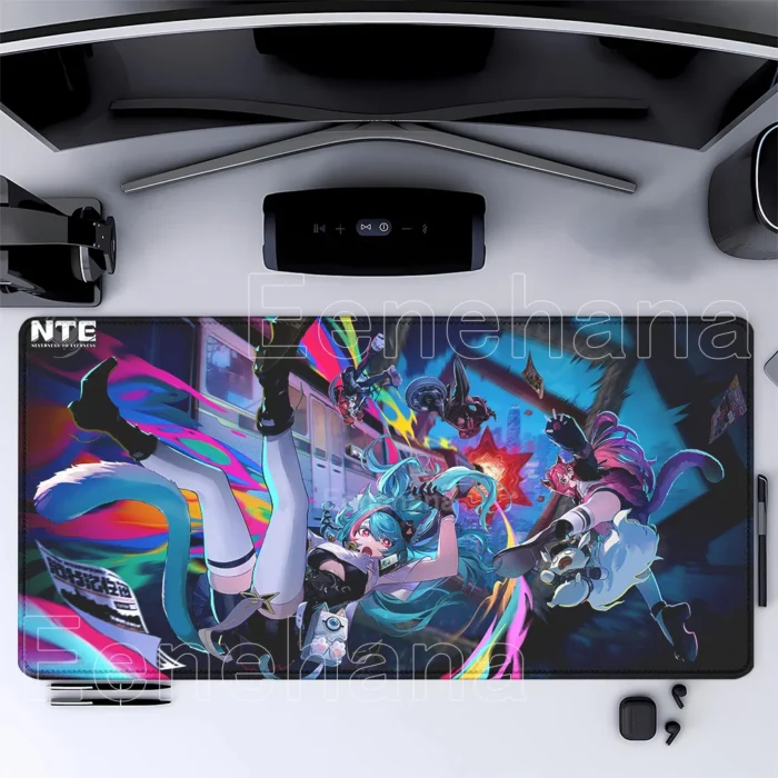 NTE Multi Character Stitched Gaming Mouse Pad | nte.global NTE グッズ 이환 굿즈
