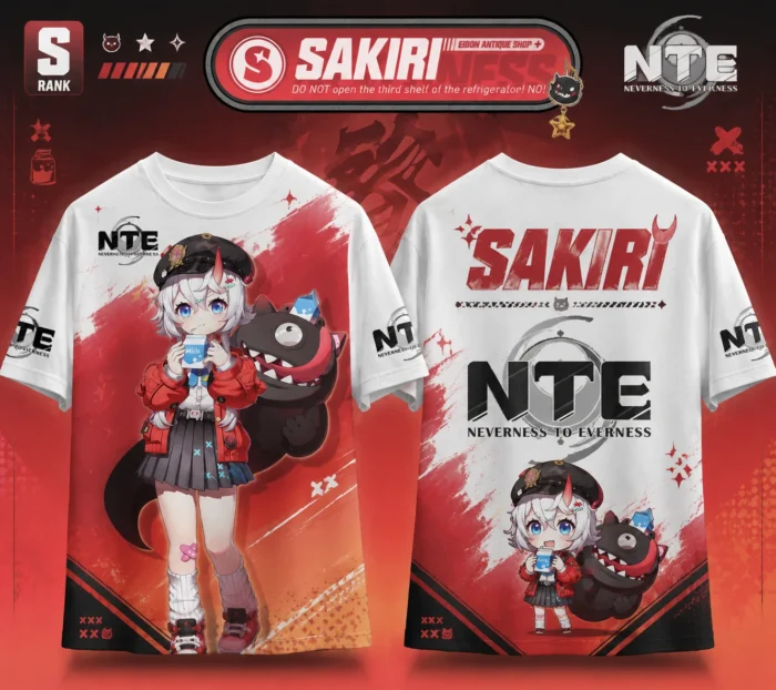 NTE Multi Character Graphic T-Shirt | nte.global NTE グッズ 이환 굿즈 | Mint, NTE 민트, NTE ミント, Hotori