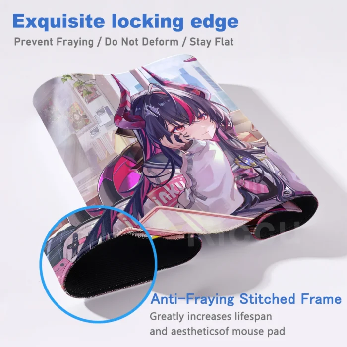 NTE Shinku Stitched Gaming Mouse Pad | nte.global NTE グッズ 이환 굿즈 | Shinku, NTE 真紅