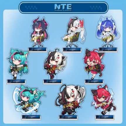 NTE Multi Character Acrylic Standee | nte.global NTE グッズ 이환 굿즈 | Nanally, NTE 나나리, NTE ナナリ, Mint, NTE 민트, NTE ミント, Shinku, NTE 真紅