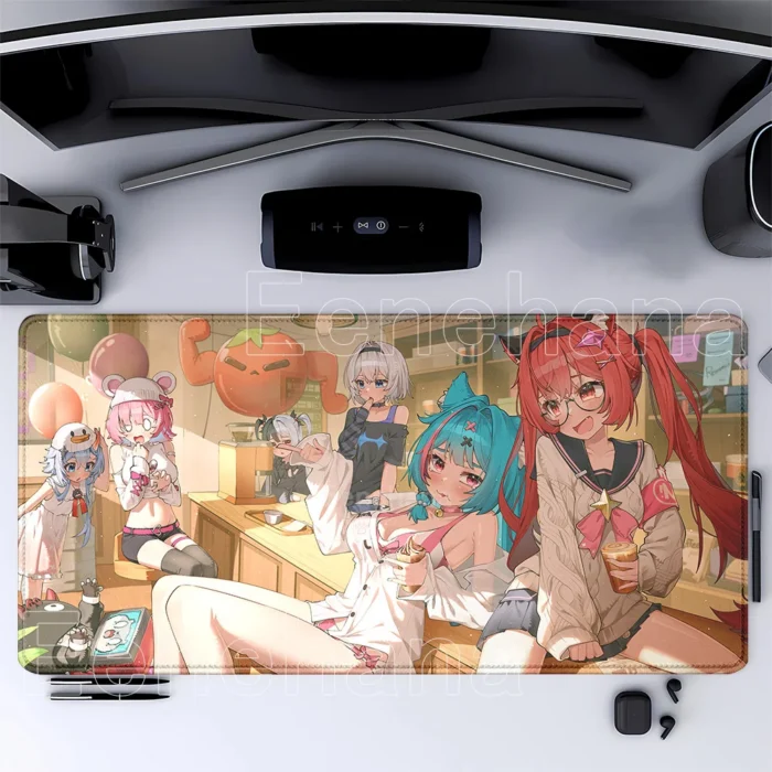 NTE Multi Character Stitched Gaming Mouse Pad | nte.global NTE グッズ 이환 굿즈