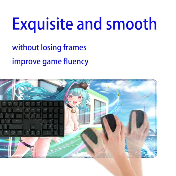 NTE Multi Character Stitched Gaming Mouse Pad | nte.global NTE グッズ 이환 굿즈