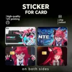 NTE Nanally Waterproof Card Skin Set | nte.global NTE グッズ 이환 굿즈 | Nanally, NTE 나나리, NTE ナナリ