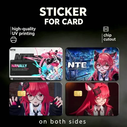 NTE Nanally Waterproof Card Skin Set | nte.global NTE グッズ 이환 굿즈 | Nanally, NTE 나나리, NTE ナナリ