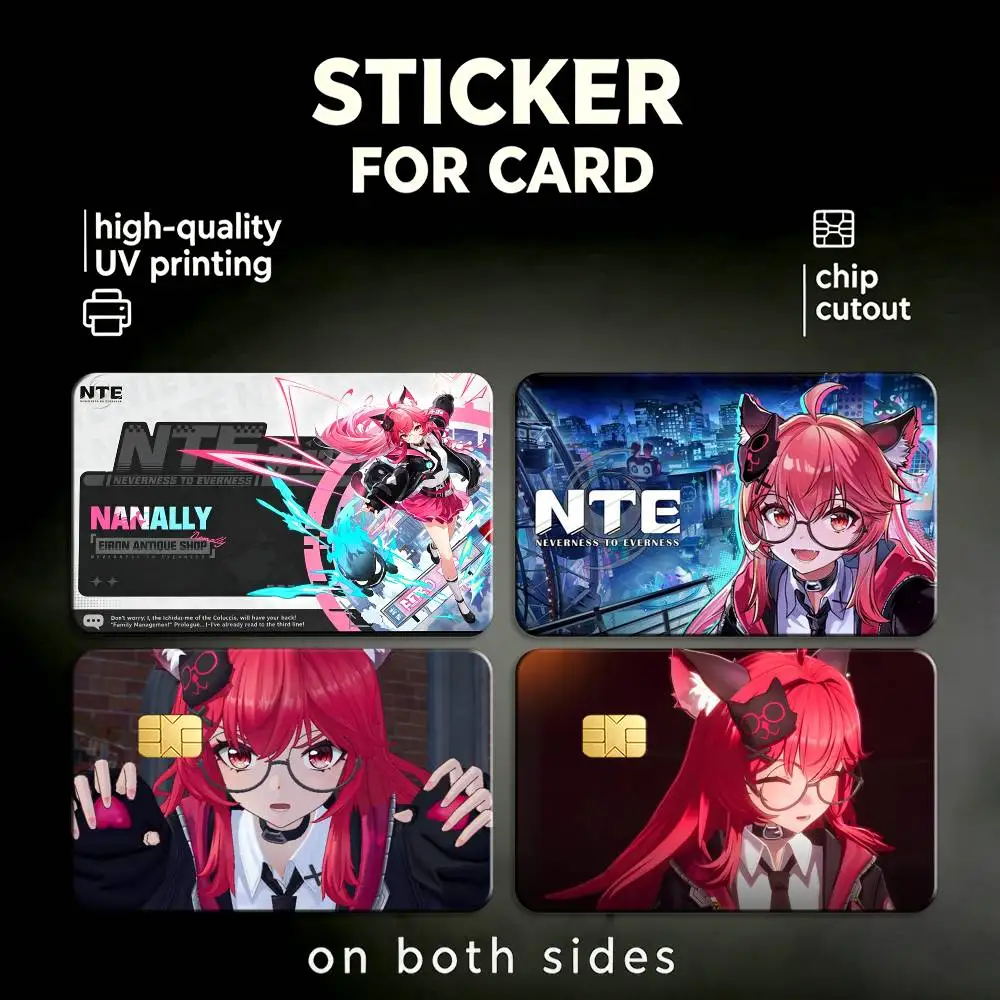 NTE Nanally Waterproof Card Skin Set | nte.global NTE Nanally Waterproof Card Skin Set | nte.global NTE グッズ 이환 굿즈 | Nanally, NTE 나나리, NTE ナナリ