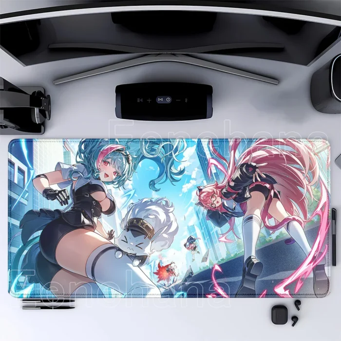 NTE Multi Character Stitched Gaming Mouse Pad | nte.global NTE グッズ 이환 굿즈