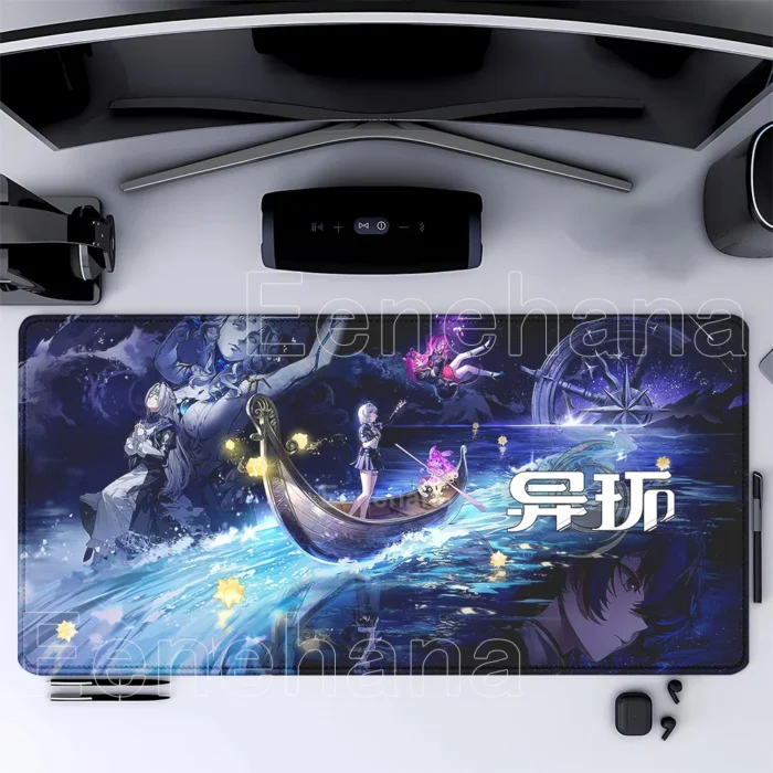 NTE Multi Character Stitched Gaming Mouse Pad | nte.global NTE グッズ 이환 굿즈