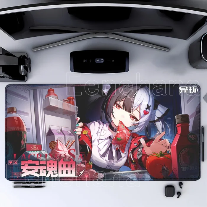 NTE Multi Character Stitched Gaming Mouse Pad | nte.global NTE グッズ 이환 굿즈